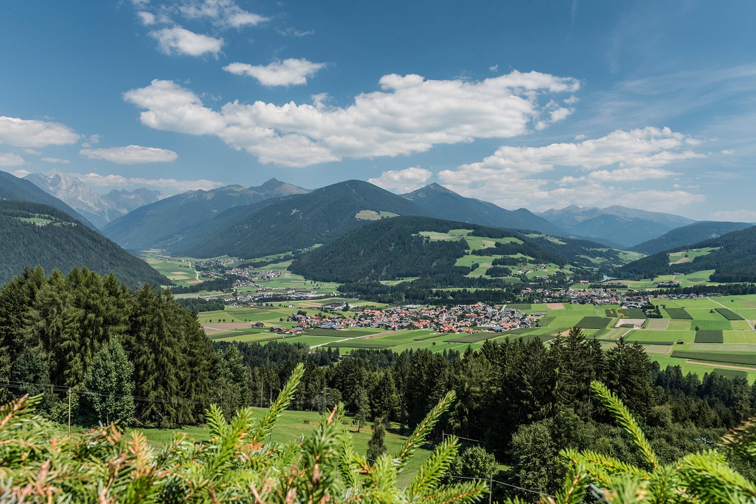 Valdaora/Olang in the Puster Valley in South Tyrol